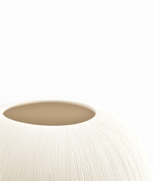 F2D S|P Collection Vico Ανθοδοχείο Μπεζ 23x19,5cm