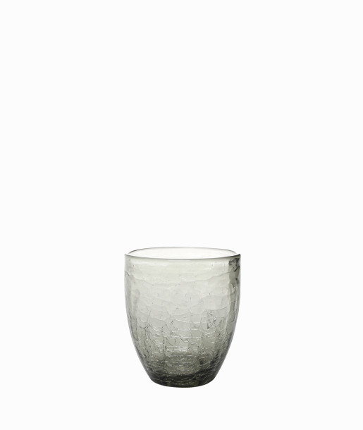 F2D Crackle Ποτήρι Σωλήνας Πράσινο-Γκρι 250ml