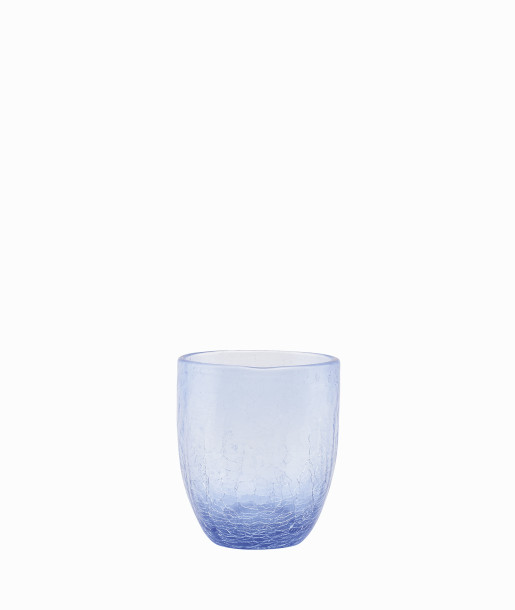 F2D Crackle Ποτήρι Σωλήνας Μπλε 250ml