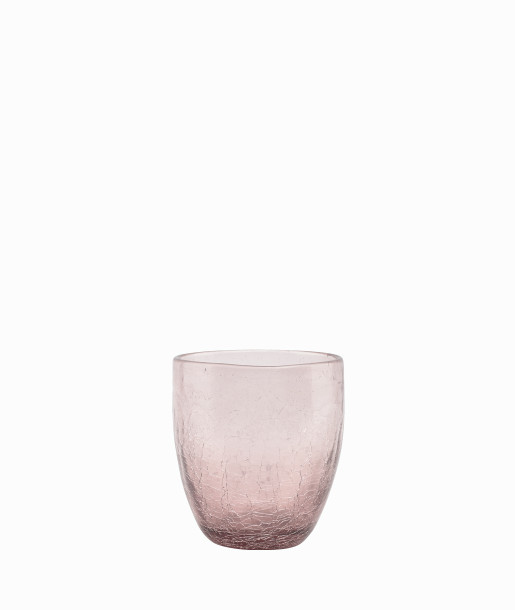 F2D Crackle Ποτήρι Σωλήνας Ροζ 250ml