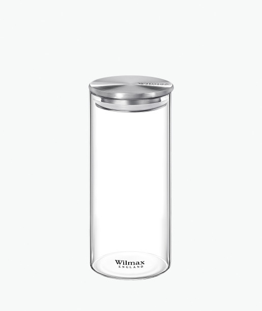 Wilmax Δοχείο Αποθήκευσης με Καπάκι Μεταλλικό 1.3L Wilmax Δοχείο Αποθήκευσης με Καπάκι Μεταλλικό 1.3L