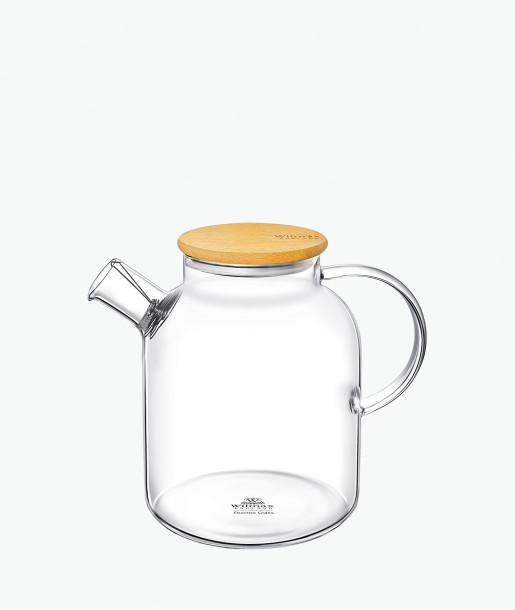 Wilmax Τσαγιέρα Γυάλινη με Φίλτρο 1.6L