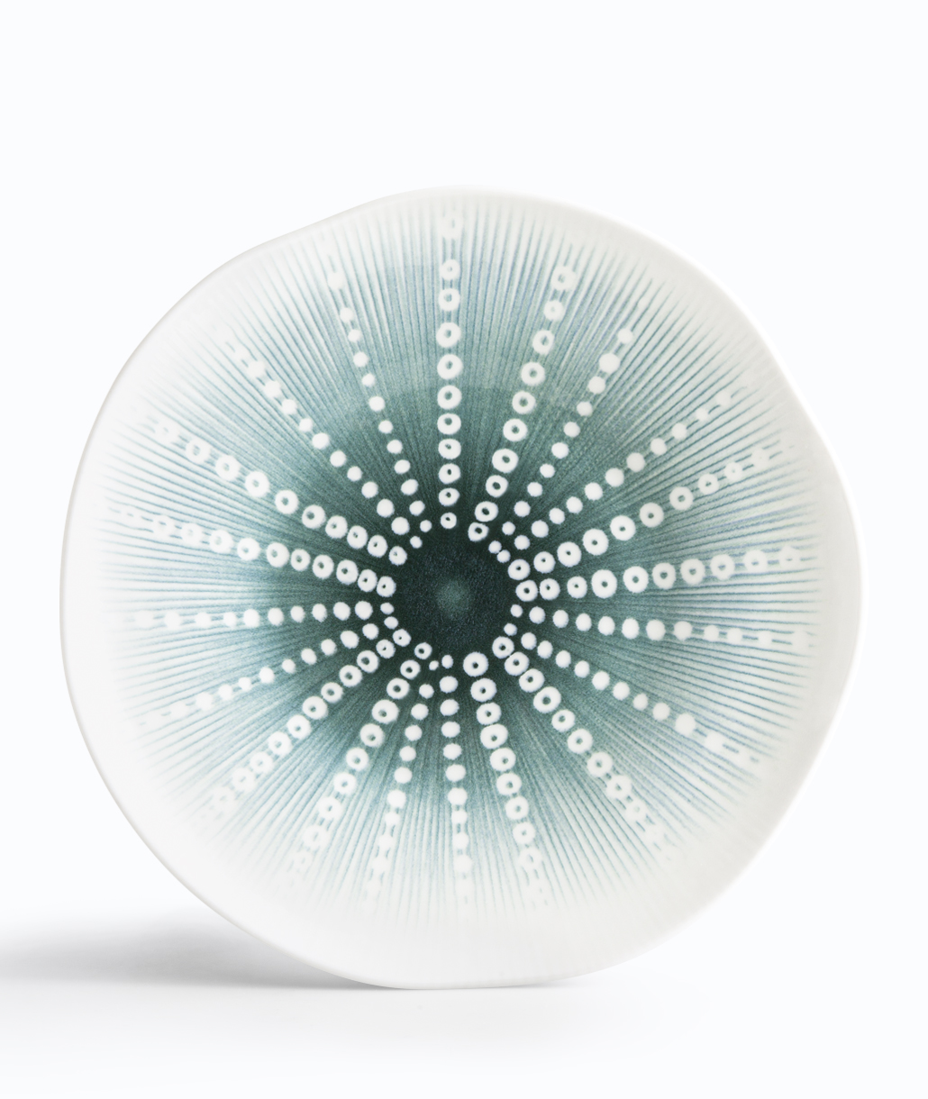 Axinos Blue Dot Πιάτο Ρηχό 28cm