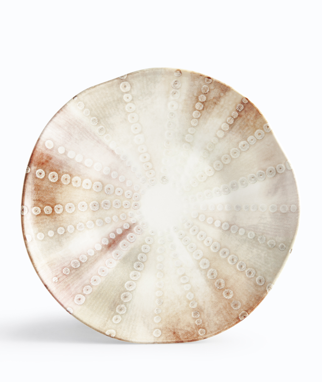 Axinos Brown Πιάτο Ρηχό 28cm