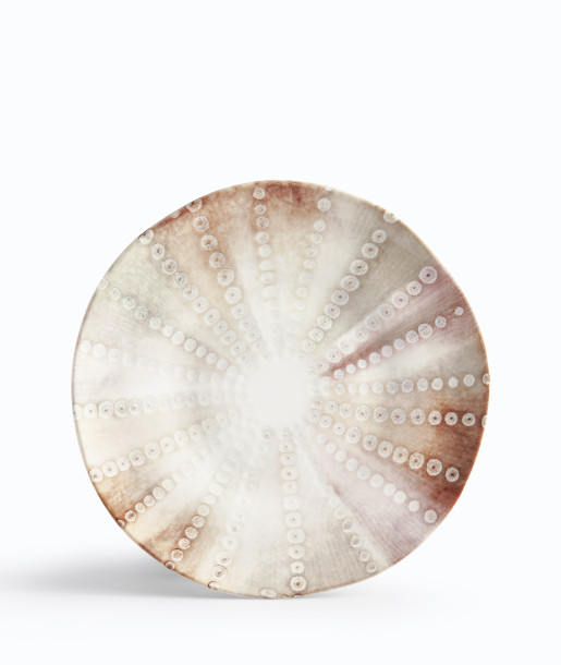 Axinos Brown Πιάτο Φρούτου 23cm