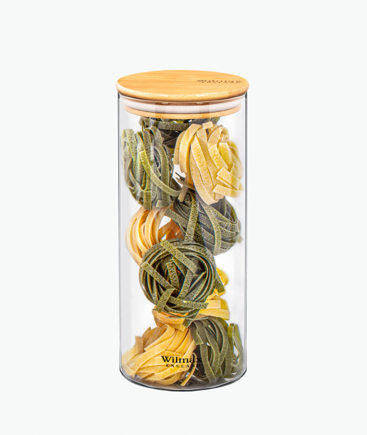 Wilmax Δοχείο Αποθήκευσης με Καπάκι Bamboo 1.5L
