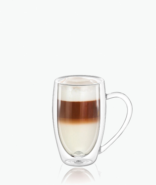 Wilmax Κούπα Διπλότοιχη Γυάλινη 300ml