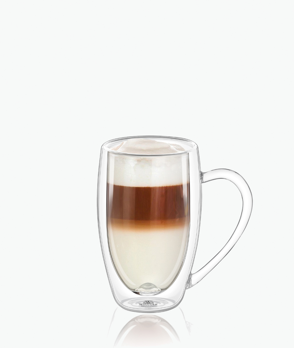 Wilmax Κούπα Διπλότοιχη Γυάλινη 400ml