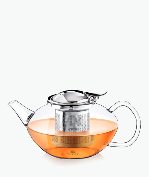Wilmax Τσαγιέρα με Φίλτρο Γύαλινη 650ml