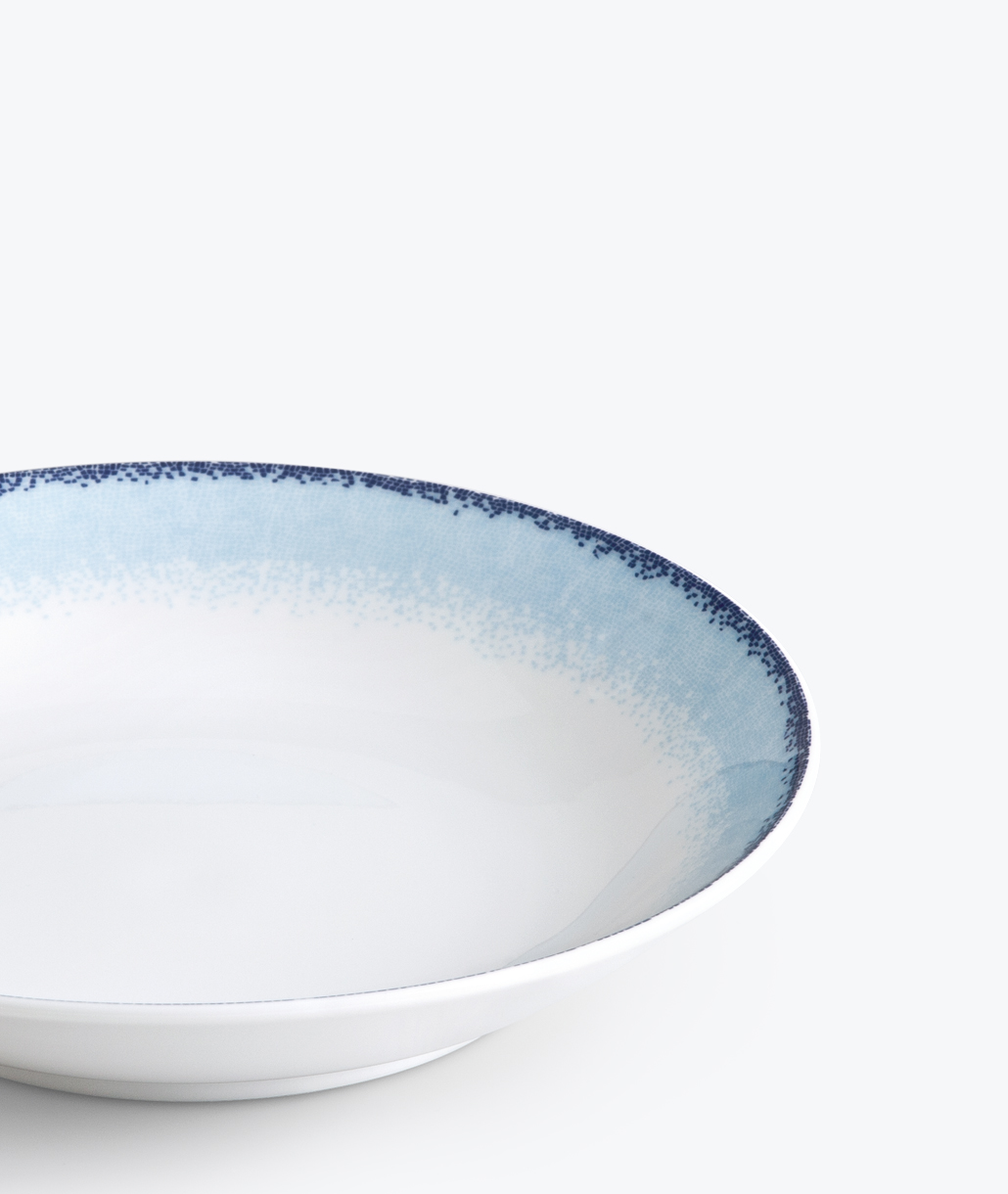 Apeiron Μπλε Πιάτο Βαθύ 21.5cm