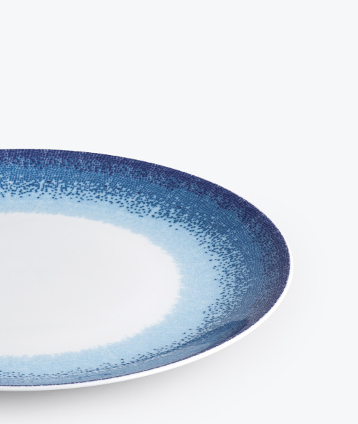Apeiron Μπλε Πιατέλα Στρογγυλή 30cm