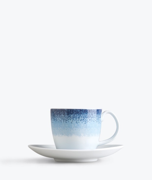 Apeiron Blue Φλυτζάνι & Πιατάκι Τσαγιού 240ml
