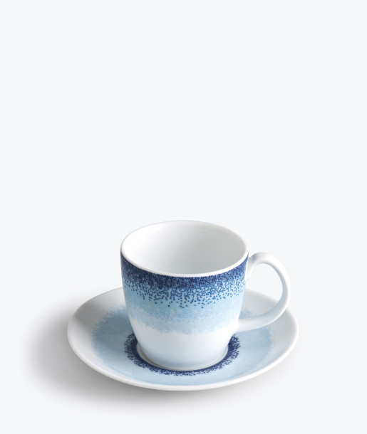 Apeiron Blue Φλυτζάνι & Πιατάκι Τσαγιού 240ml