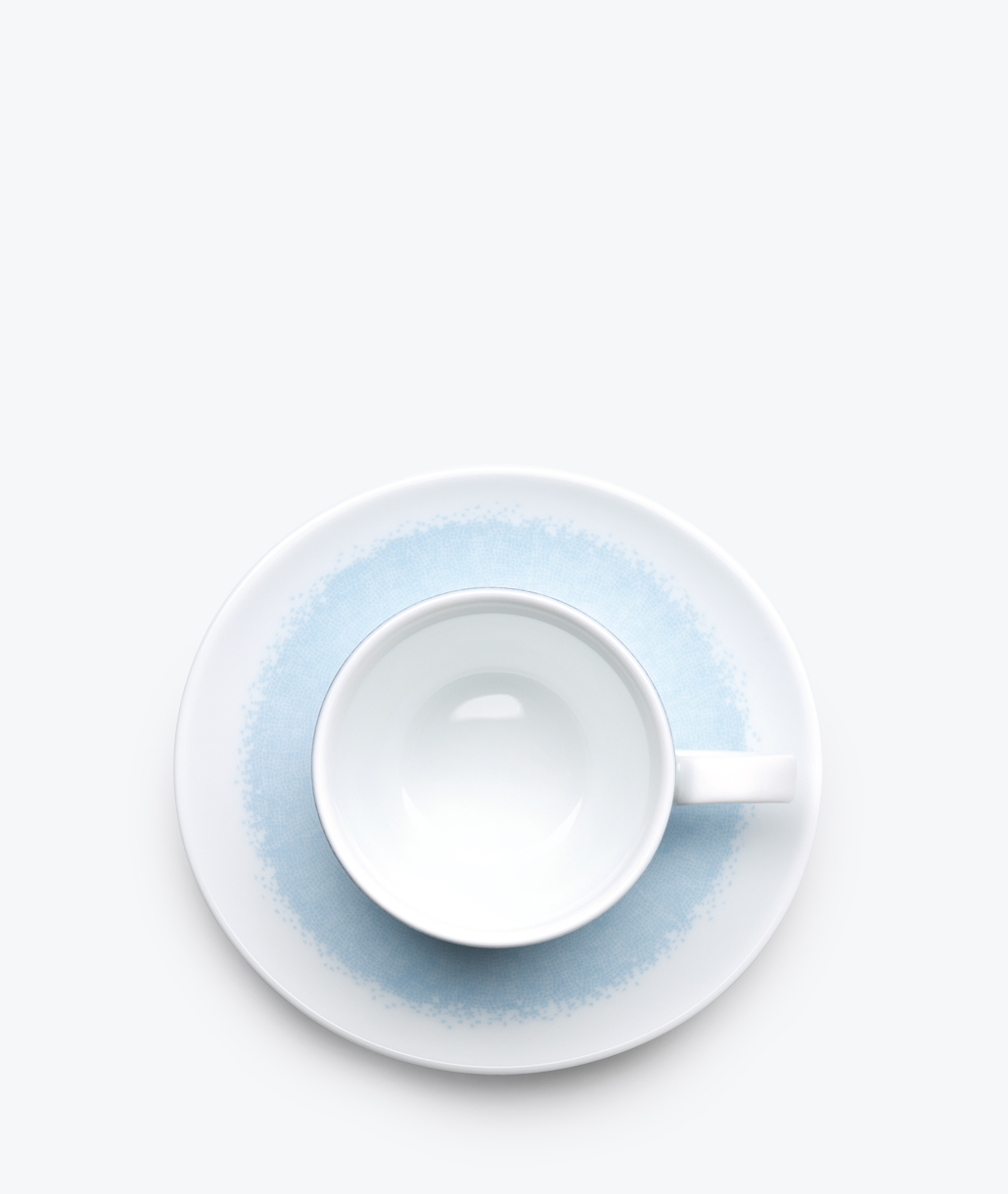 Apeiron Blue Φλυτζάνι & Πιατάκι Τσαγιού 240ml