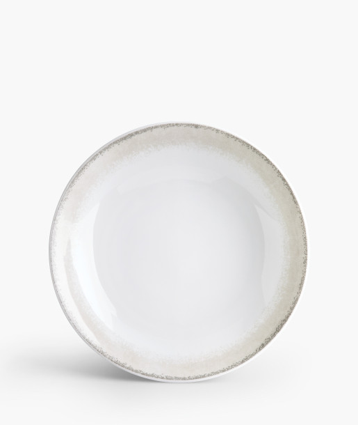 Apeiron Μπεζ Πιάτο Βαθύ 21cm