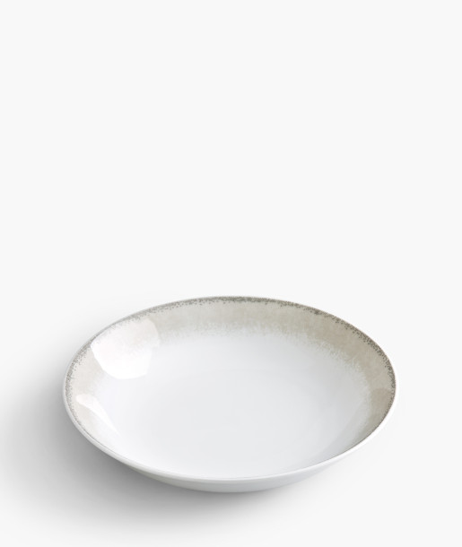 Apeiron Μπεζ Πιάτο Βαθύ 21cm