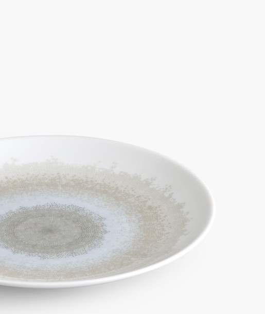 Apeiron Μπεζ Πιάτο Φρούτου 20.5cm