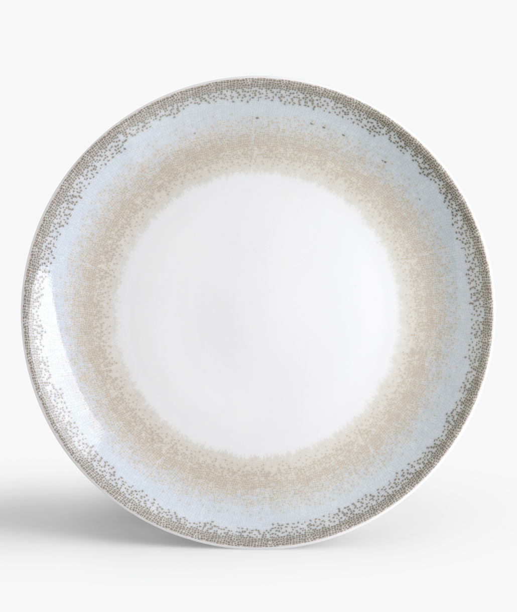 Apeiron Μπεζ Πιατέλα Στρογγυλή 30cm
