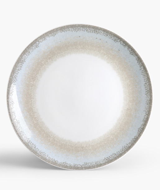 Apeiron Μπεζ Πιατέλα Στρογγυλή 30cm