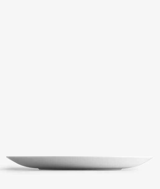 Apeiron Μπεζ Πιατέλα Στρογγυλή 30cm