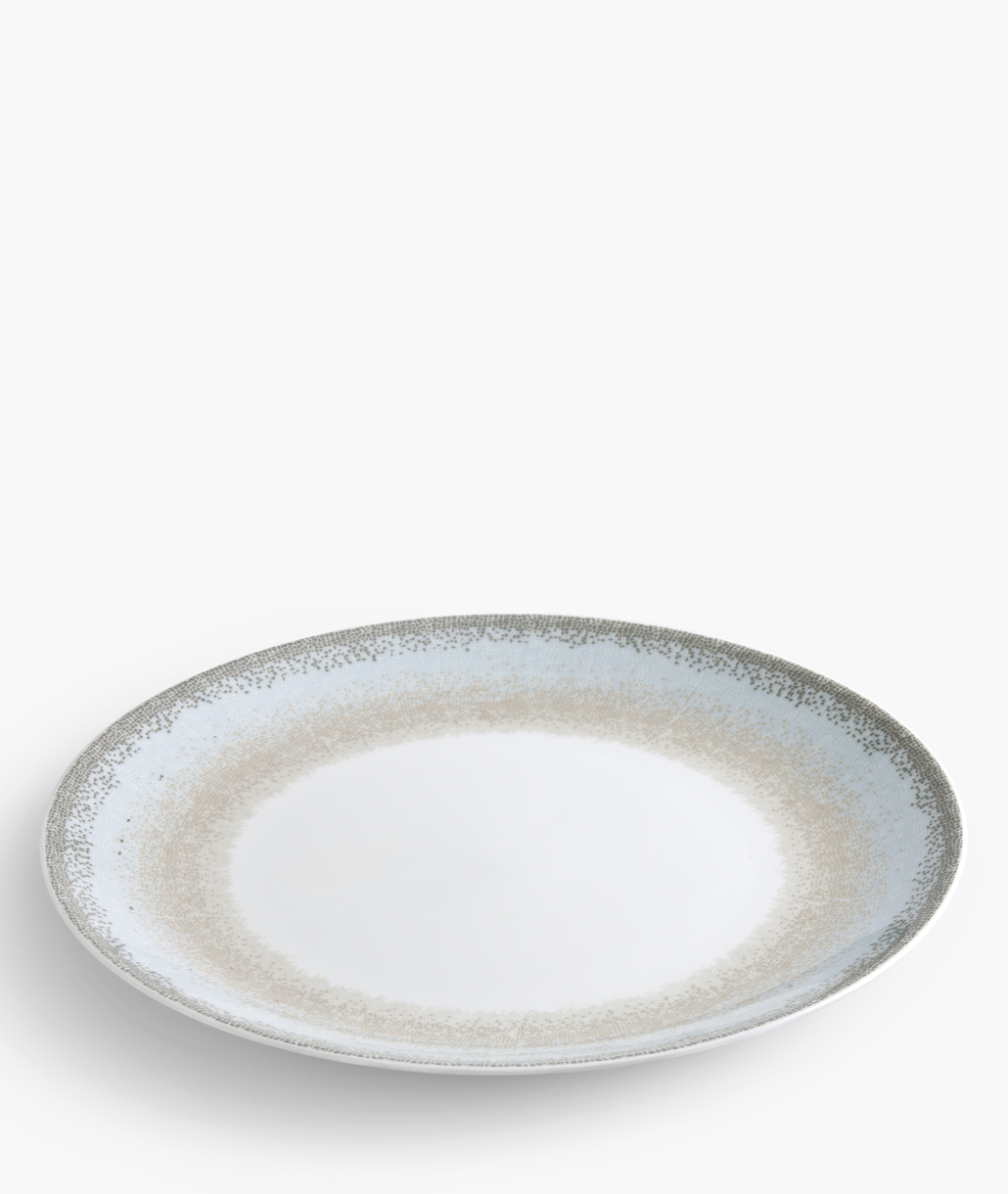Apeiron Μπεζ Πιατέλα Στρογγυλή 30cm