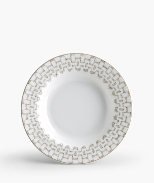 Hymn Μπεζ Πιάτο Βαθύ 23cm