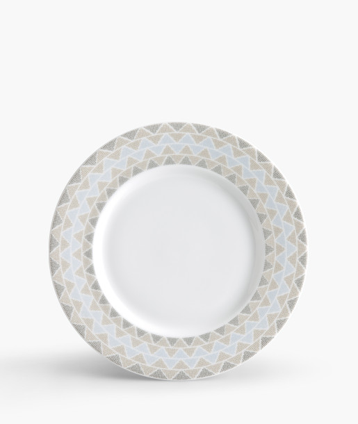 Geometry Μπεζ Πιάτο Φρούτου 22cm