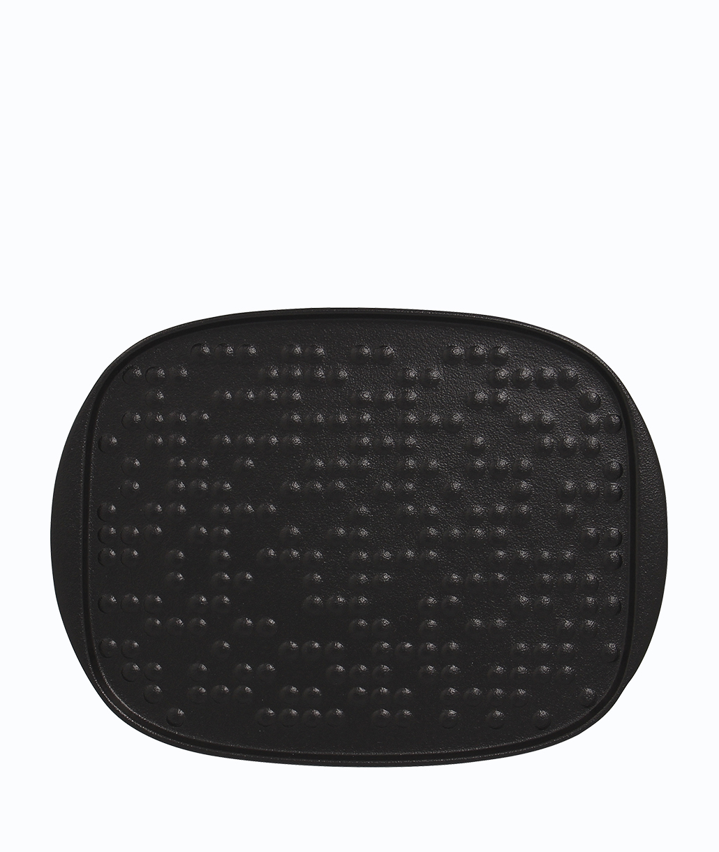RAK Suggestions Staged Πιατέλα Ορθογώνια 27x20cm Ανάγλυφη Μαύρη