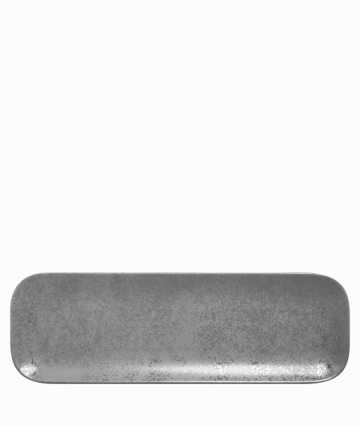 RAK Shale Πιατέλα Ορθογώνια 33x11cm Γκρι