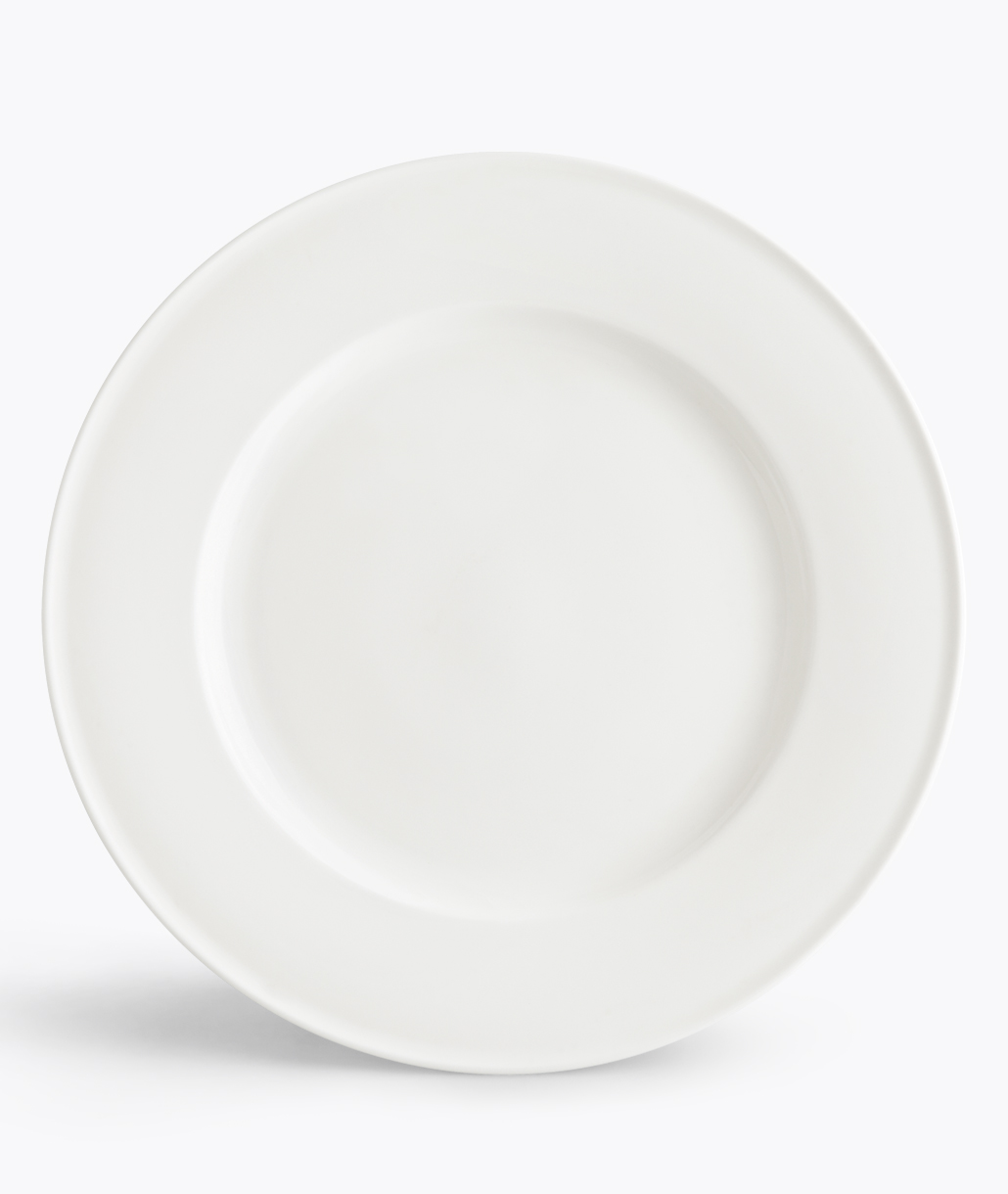 Silk Πιατέλα Στρογγυλή 30cm Λευκή Bone China