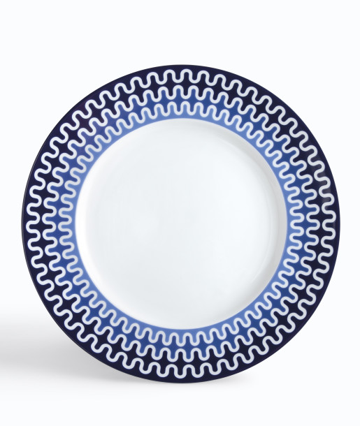 Illusion Blue Πιάτο Ρηχό 28.5εκ
