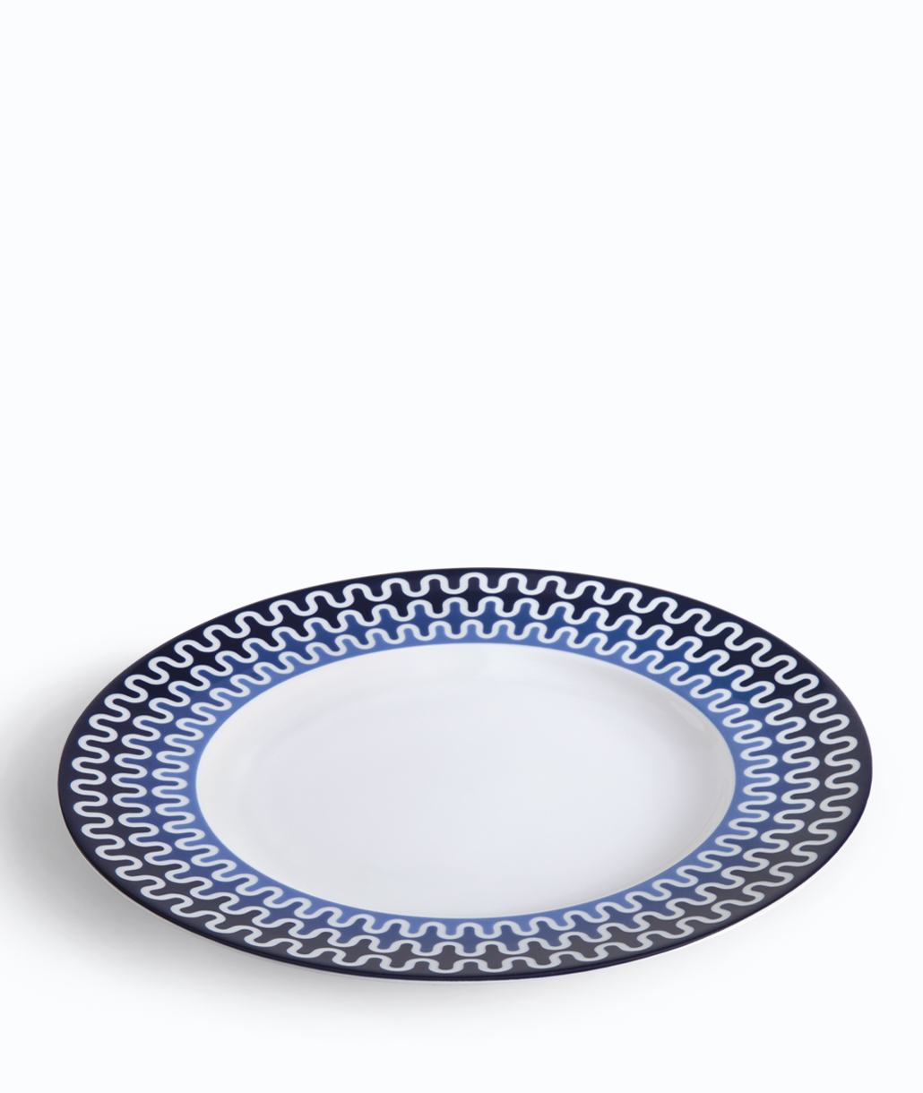 Illusion Blue Πιάτο Ρηχό 28.5εκ
