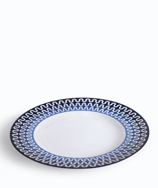 Illusion Blue Πιάτο Ρηχό 28.5εκ