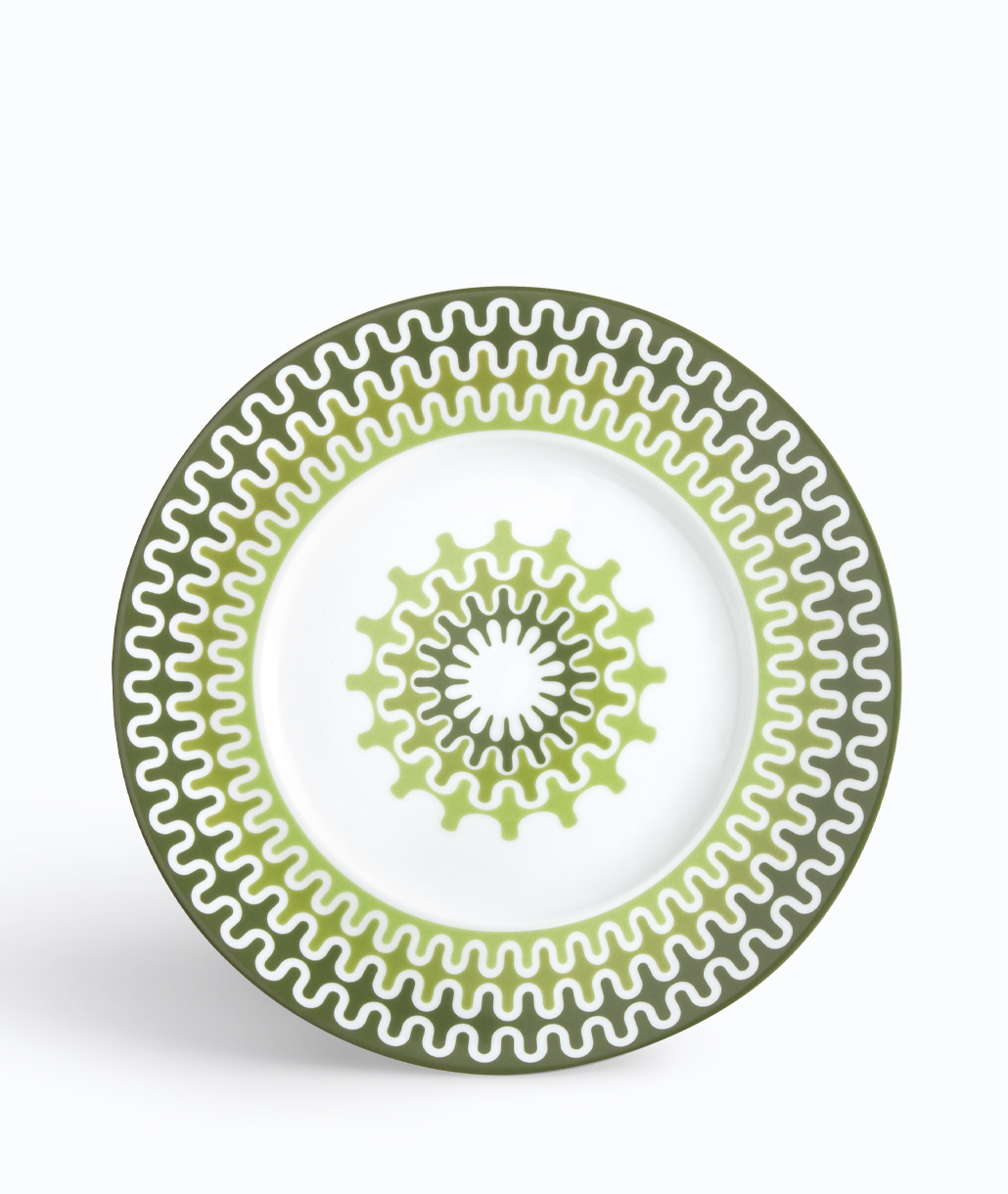Illusion Green Πιάτο Φρούτου 23.5εκ