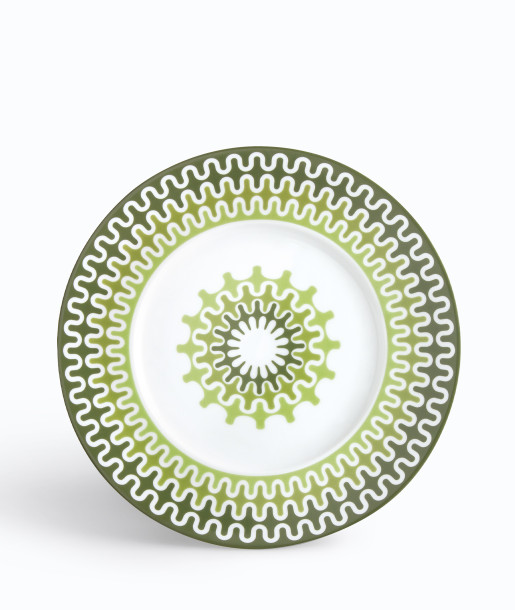 Illusion Green Πιάτο Φρούτου 23.5εκ