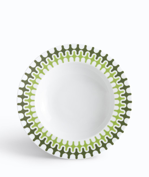 Illusion Green Πιάτο Βαθύ 23εκ