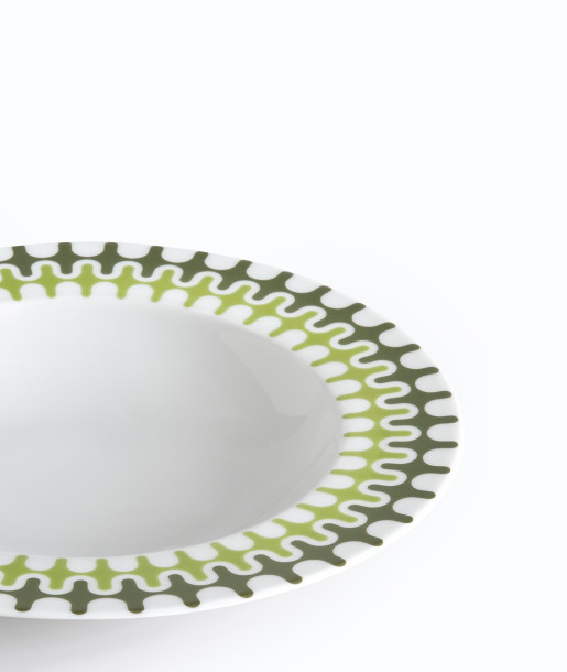 Illusion Green Πιάτο Βαθύ 23εκ