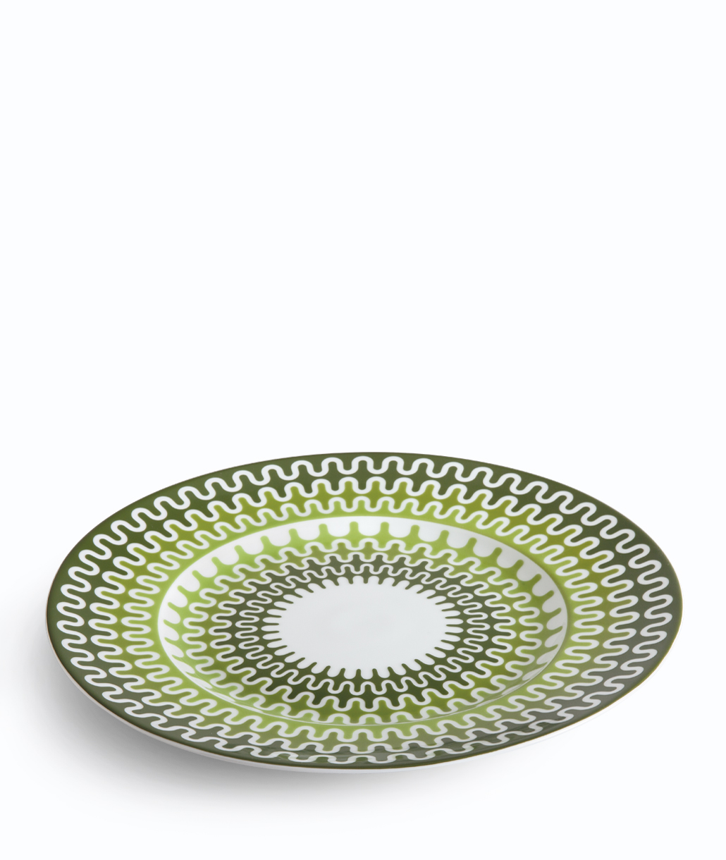 Illusion Green Πιατέλα Στρογγυλή 32εκ
