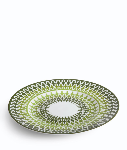 Illusion Green Πιατέλα Στρογγυλή 32εκ