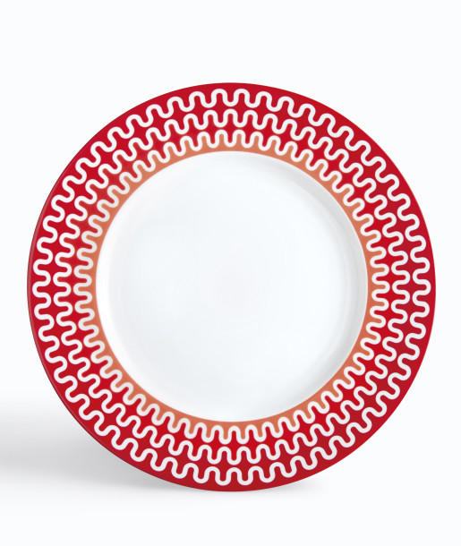 Illusion Red Πιάτο Ρηχό 28.5εκ