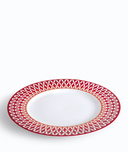 Illusion Red Πιάτο Ρηχό 28.5εκ