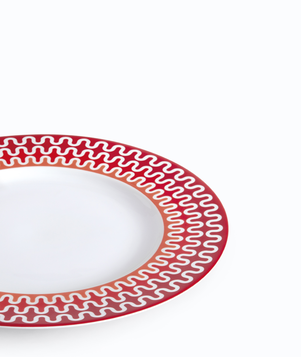 Illusion Red Πιάτο Ρηχό 28.5εκ