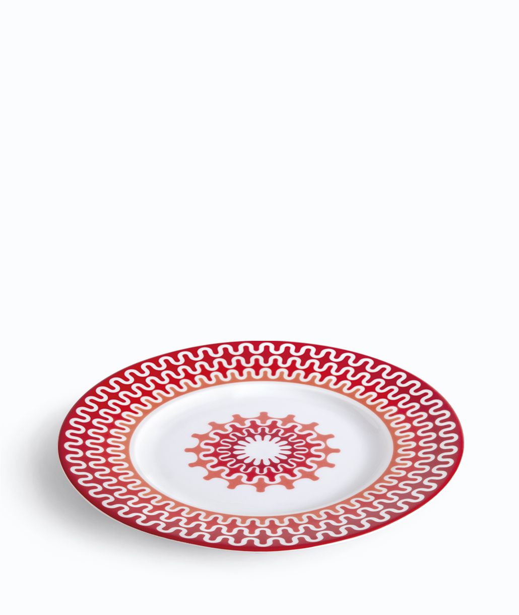 Illusion Red Πιάτο Φρούτου 23.5εκ