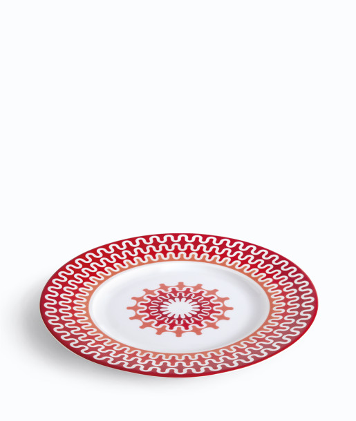 Illusion Red Πιάτο Φρούτου 23.5εκ