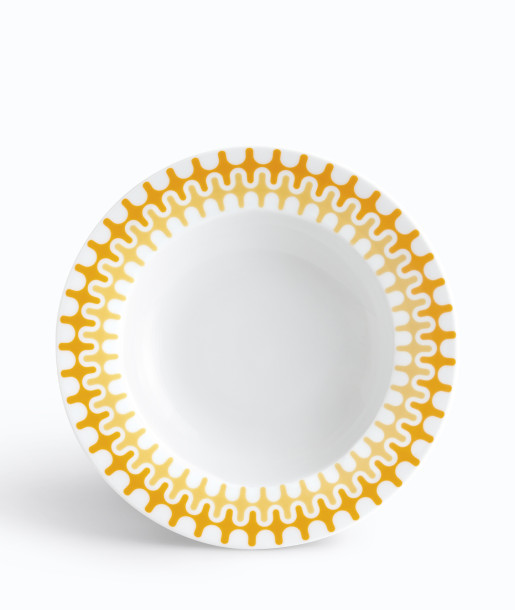 Illusion Yellow Πιάτο Βαθύ 23εκ