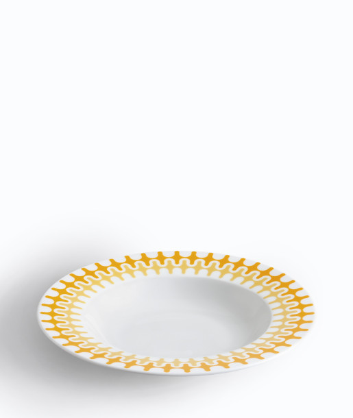 Illusion Yellow Πιάτο Βαθύ 23εκ