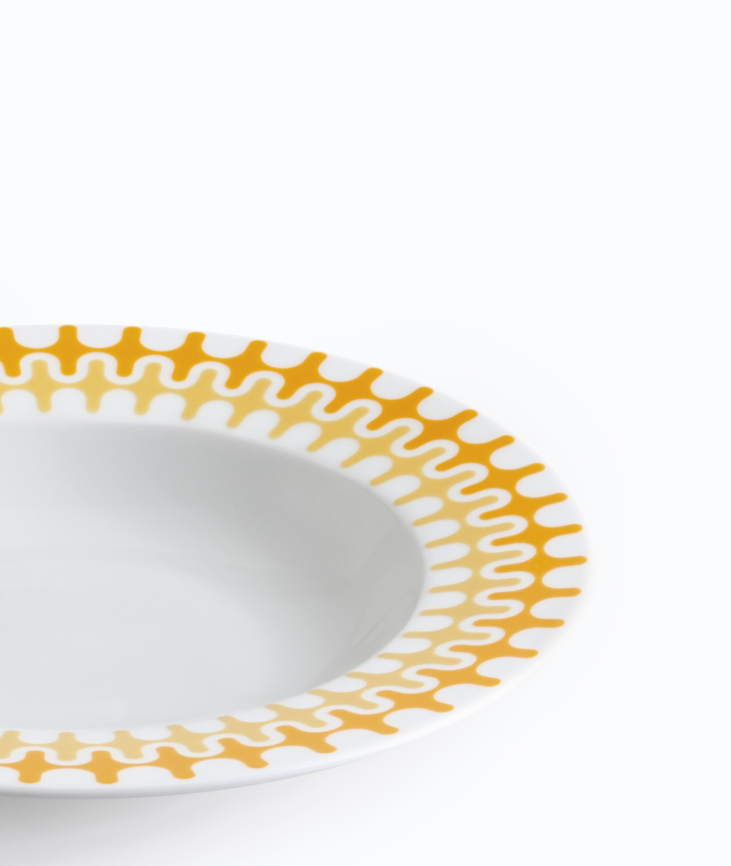 Illusion Yellow Πιάτο Βαθύ 23εκ